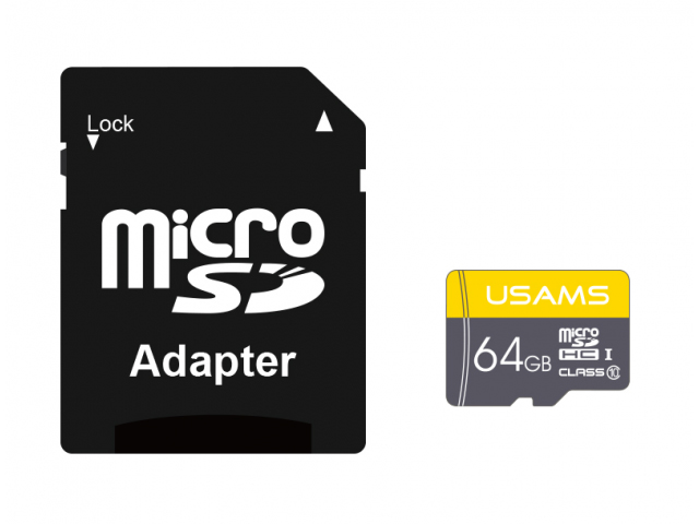Карта памяти 64Gb - Usams US-ZB119 High Speed Micro Secure Digital HC Class 6 ZB119TF01 с адаптером SD, US-ZB119
Карта памяти 64Gb - Usams US-ZB119 High Speed Micro Secure Digital HC Class 6 ZB119TF01 с адаптером SD, US-ZB119