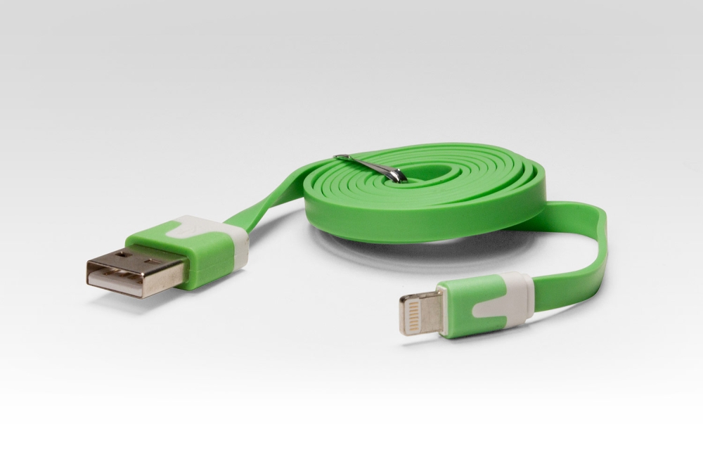  Аксессуар iQFuture Lightning to USB Cable for iPhone 5/iPod Touch 5th/iPod Nano 7th/iPad 4/iPad mini IQ-AC01 Green