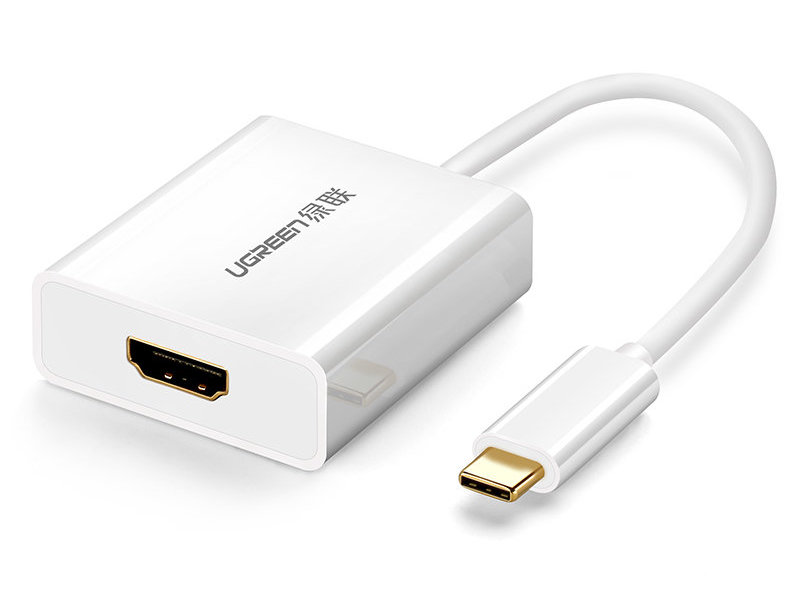 Аксессуар Ugreen USB-C to HDMI Adapter White 40273, 40273