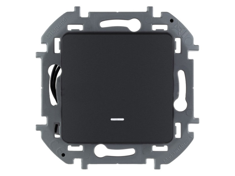 Выключатель Legrand Inspiria одноклавишный с подсветкой/индикацией 10AX 250В Anthracite 673613, Inspiria 673613
Выключатель Legrand Inspiria одноклавишный с подсветкой/индикацией 10AX 250В Anthracite 673613, Inspiria 673613