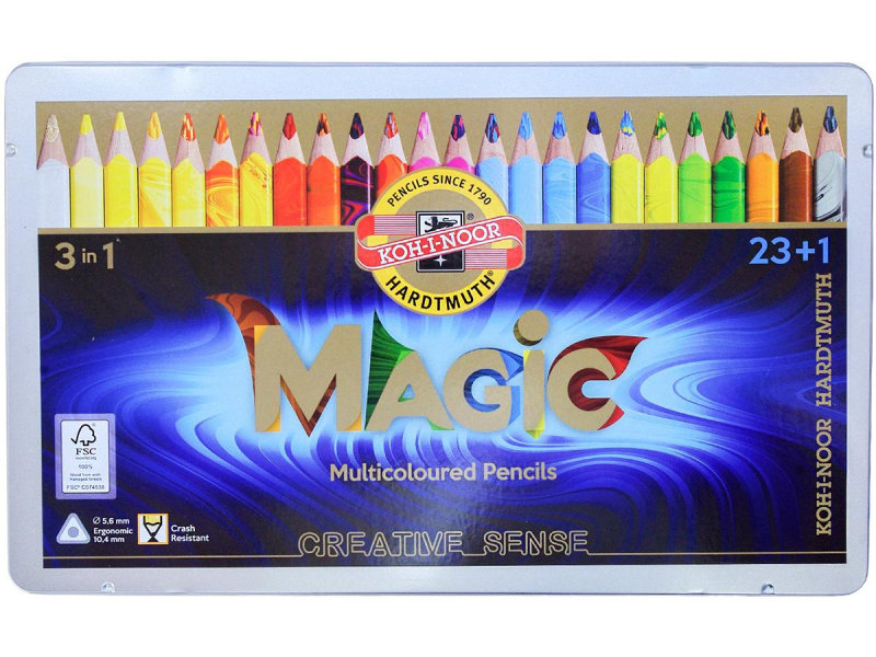 Карандаши цветные Koh-i-Noor Jumbo Magic 23 цвета 3408024001PLRU, Jumbo Magic 3408024001PLRU
Карандаши цветные Koh-i-Noor Jumbo Magic 23 цвета 3408024001PLRU, Jumbo Magic 3408024001PLRU