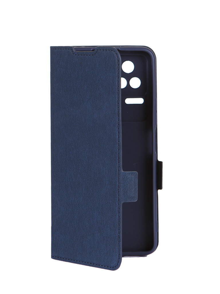 Чехол DF для Poco F4 5G Flip Blue poFlip-10, Poco F4 
Чехол DF для Poco F4 5G Flip Blue poFlip-10, Poco F4