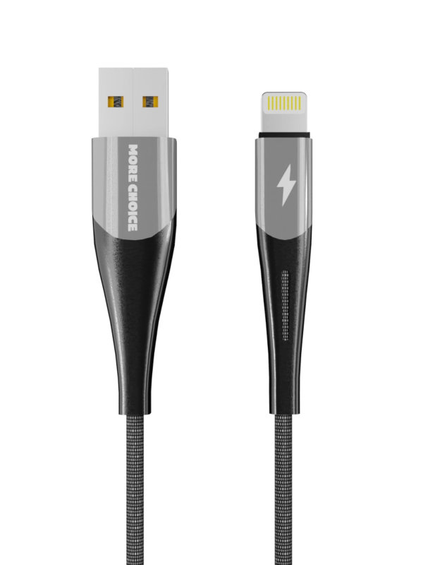 Аксессуар More Choice Smart K41Si USB - Lightning 1m Silver-Black 4627151198057, Smart K41Si
Аксессуар More Choice Smart K41Si USB - Lightning 1m Silver-Black 4627151198057, Smart K41Si