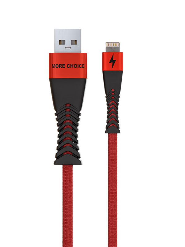 Аксессуар More Choice K41Si Smart USB - Lightning K41Si 1m Red-Black 4627151192215, K41Si
Аксессуар More Choice K41Si Smart USB - Lightning K41Si 1m Red-Black 4627151192215, K41Si