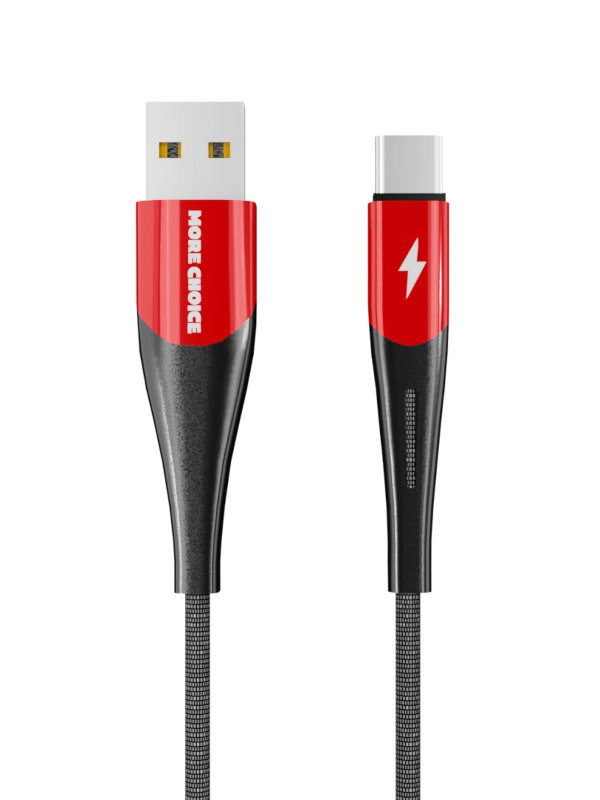 Аксессуар More Choice Smart K41Sa USB - USB Type-C 1m Red-Black 4627151198156, K41Sa
Аксессуар More Choice Smart K41Sa USB - USB Type-C 1m Red-Black 4627151198156, K41Sa