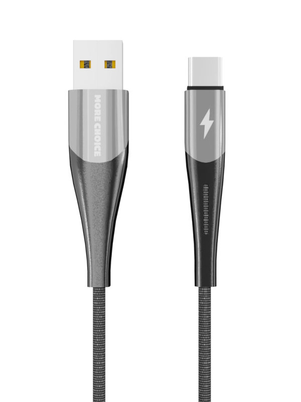 Аксессуар More Choice Smart K41Sa USB - USB Type-C 1m Silver-Black 4627151198132, K41Sa
Аксессуар More Choice Smart K41Sa USB - USB Type-C 1m Silver-Black 4627151198132, K41Sa