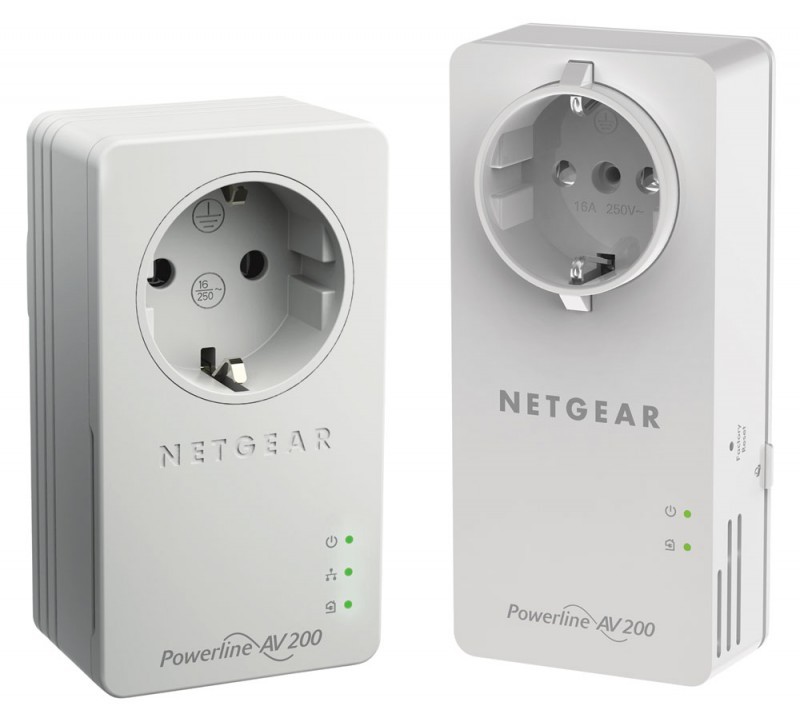 Netgear Powerline адаптер Netgear XAUB2511-100PES Powerline AV200