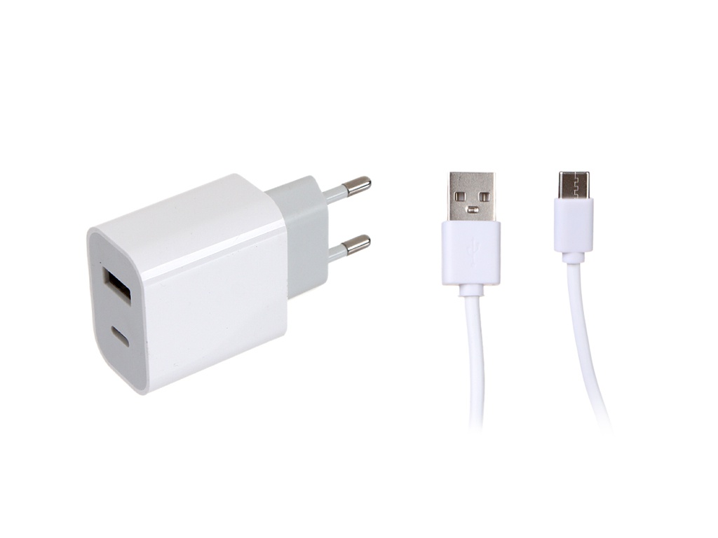 Зарядное устройство mObility NQC-13 2xUSB + кабель USB - Type-C White УТ000032786, NQC-13
Зарядное устройство mObility NQC-13 2xUSB + кабель USB - Type-C White УТ000032786, NQC-13