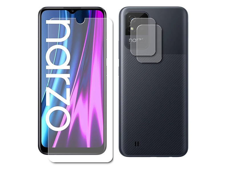 Гибридное защитное стекло Krutoff для Realme Narzo 50i + защита камеры 2шт 270555, Realme Narzo 50i
Гибридное защитное стекло Krutoff для Realme Narzo 50i + защита камеры 2шт 270555, Realme Narzo 50i