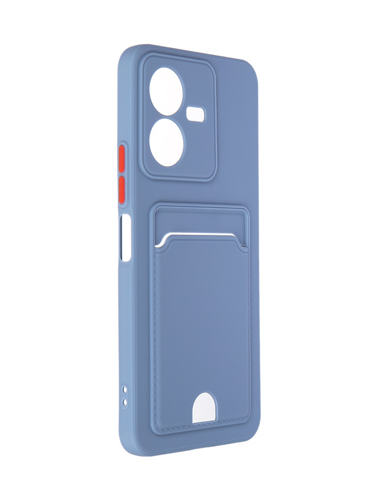 Чехол DF для Vivo Y22 Silicone с отделением для карты Gray-Blue vCardCase-03, Vivo Y22
Чехол DF для Vivo Y22 Silicone с отделением для карты Gray-Blue vCardCase-03, Vivo Y22