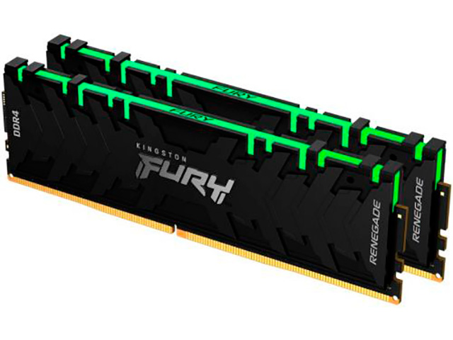 Модуль памяти Kingston Fury Renegade RGB DDR4 3200MHz CL16 DIMM 64Gb KIT (2x32Gb) KF432C16RBAK2/64, KF432C16RBAK2/64
Модуль памяти Kingston Fury Renegade RGB DDR4 3200MHz CL16 DIMM 64Gb KIT (2x32Gb) KF432C16RBAK2/64, KF432C16RBAK2/64