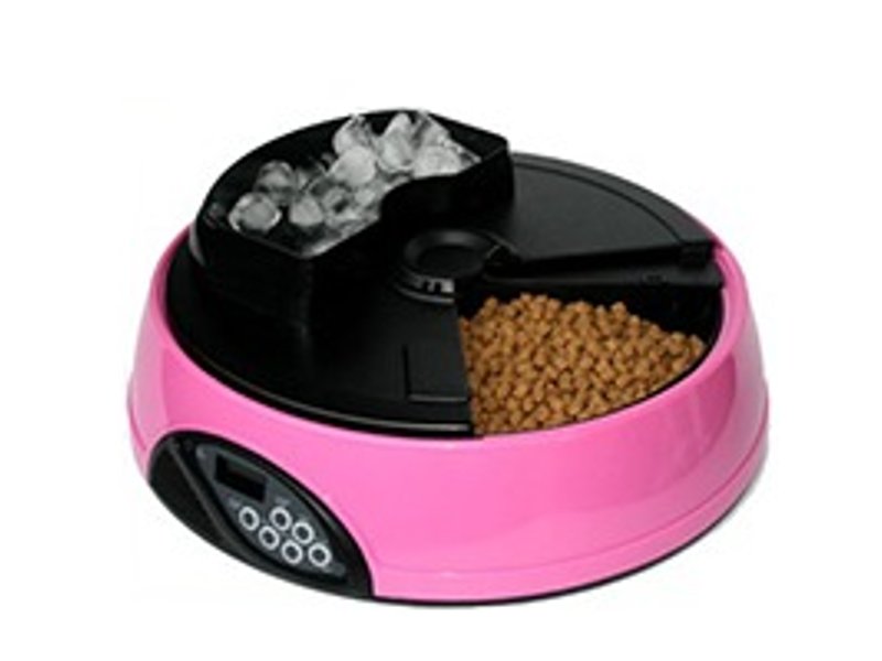 фото Автоматическая кормушка feed-ex pf1p pink для животных