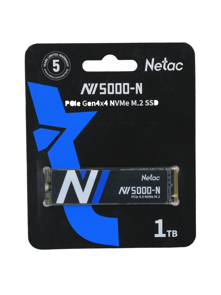 Твердотельный накопитель Netac NV5000-N Series Retail 1Tb NT01NV5000N-1T0-E4X, NV5000-N
Твердотельный накопитель Netac NV5000-N Series Retail 1Tb NT01NV5000N-1T0-E4X, NV5000-N