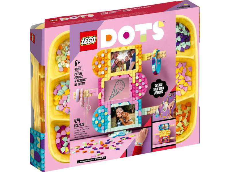 Lego Dots Фоторамки и браслет «Мороженое» 474 дет, 41956, Фоторамки и браслет «Мороженое»
Lego Dots Фоторамки и браслет «Мороженое» 474 дет, 41956, Фоторамки и браслет «Мороженое»