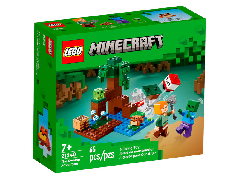 Конструктор Lego Minecraft Болотное приключение 65 дет. 21240, Minecraft Болотное приключение
Конструктор Lego Minecraft Болотное приключение 65 дет. 21240, Minecraft Болотное приключение