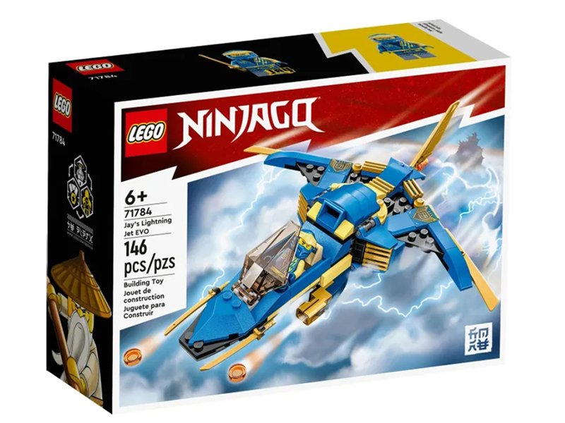 Конструктор Lego Ninjago Самолет-молния Эво Джея 146 дет. 71784, Ninjago Самолет-молния Эво Джея
Конструктор Lego Ninjago Самолет-молния Эво Джея 146 дет. 71784, Ninjago Самолет-молния Эво Джея