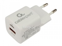 Фото Gembird Cablexpert USB - Type-C 3А QC3.0/PD White MP3A-PC-46