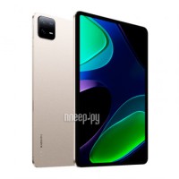 Фото Xiaomi Pad 6 6/128Gb Global Champagne (Qualcomm Snapdragon 870 2.2GHz/6144Mb/128Gb/Wi-Fi/Cam/11.0/2880x1800/Android)
