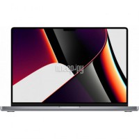 Фото APPLE MacBook Pro 16 (2021) Space Grey MK1A3 (Русская / Английская раскладка клавиатуры) (Apple M1 Max with 10-core CPU and 32-core GPU/32768Mb/1Tb SSD/Wi-Fi/Bluetooth/Cam/16.2/3456x2234/macOS)