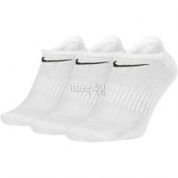 Фото Nike Everyday Lightweight No-Show р.46-50 (XL) White SX7678-100