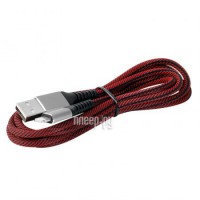 Фото Ergolux USB - Lightning 3А 1.5m Black-Red ELX-CDC09-C43