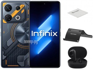 Фото Infinix GT 10 Pro 8/256Gb Х6739 Cyber Black & Wireless Headphones Выгодный набор + подарок серт. 200Р!!!
