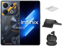 Фото Infinix GT 10 Pro 8/256Gb Х6739 Cyber Black & Wireless Headphones Выгодный набор + подарок серт. 200Р!!!