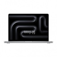 Фото APPLE MacBook Pro 14 (2023) (Английская раскладка клавиатуры) Silver MRX63 (Apple M3 Pro/18Gb/512Gb SSD/Wi-Fi/Bluetooth/Cam/14/3024x1964/Mac OS)