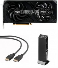 Фото Palit nVidia GeForce RTX 4070 Super Dual 12Gb 1980MHz PCI-E 4.0 21000MHz 192-bit HDMI+3xDP NED407S019K9-1043D Выгодный набор + подарок серт. 200Р!!!