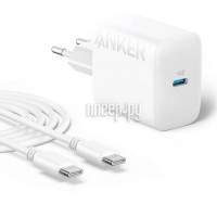 Фото Anker A2347 312 USB-C 20W + кабель USB-C ANK-B2347G21-WT