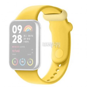 Фото Ремешок для Xiaomi Smart Band 8 Pro / Redmi Watch 4 TPU Quick Release Strap Lemon Yellow BHR8010GL