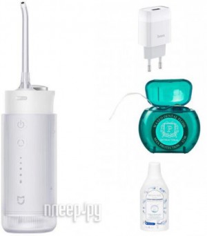 Фото Mijia Electric Teeth Flosser F400 MEO704 White Выгодный набор + подарок серт. 200Р!!!