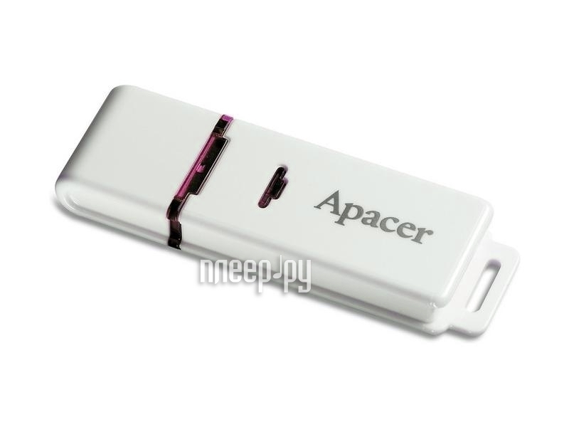 USB Flash Drive 8Gb - Apacer Handy Steno AH223 White AP8GAH223W-1  274 