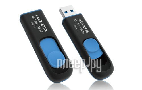 USB Flash Drive 16Gb - A-Data DashDrive UV128 USB 3.0 AUV128-16G-RBE  340 