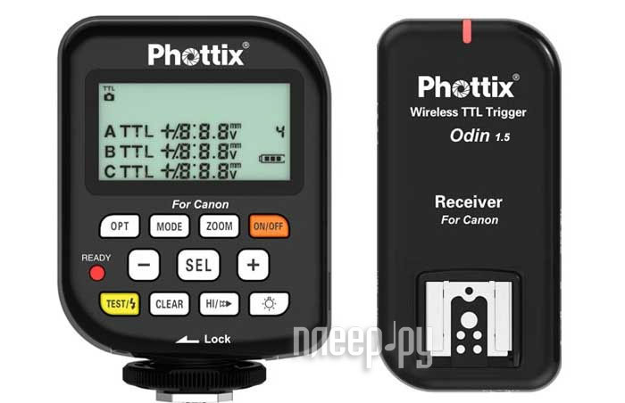 Phottix Odin TTL Canon v1.5 Transmitter / Reciever 89060  14540 