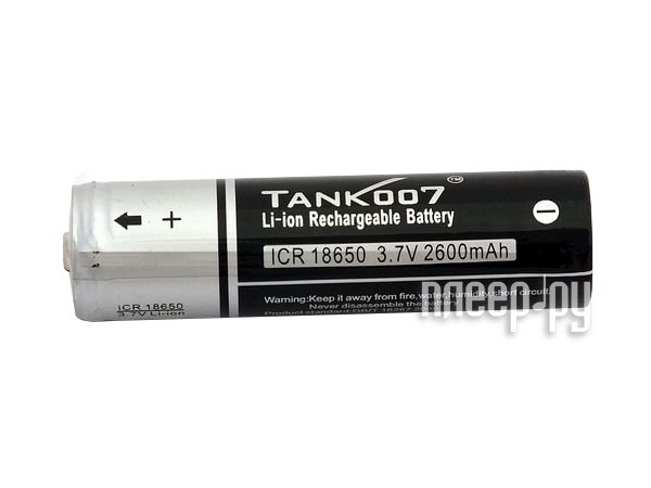  Tank007 18650-007 3.7V 2600 mAh