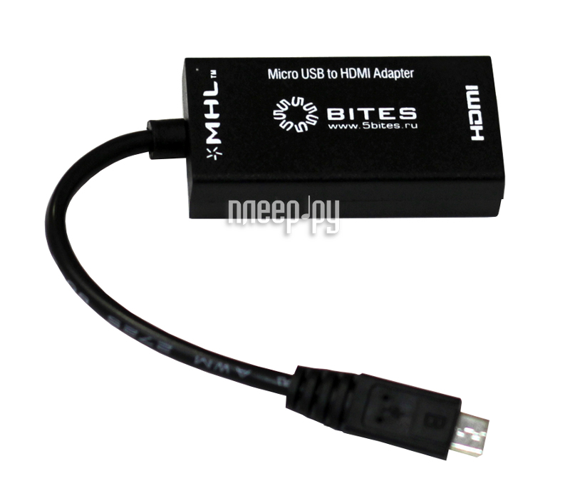  5bites Micro USB BM to HDMI / F + microUSB / BF UA-HHFM-MHL  623 