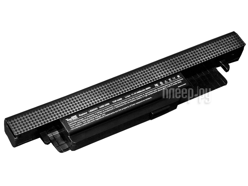  TopON TOP-U450 11.1V 4400mAh Black for Lenovo IdeaPad U450P / U550 Series 