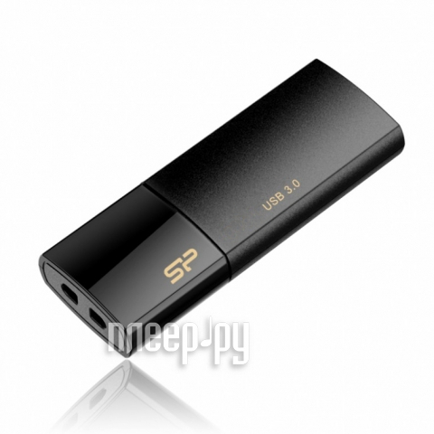 USB Flash Drive 8Gb - Silicon Power Blaze B05 USB 3.0 Black SP008GBUF3B05V1K 