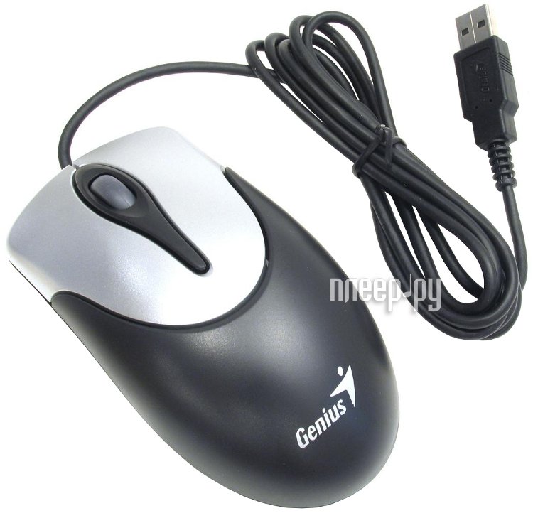  Genius NetScroll 100 V2 USB Black-Silver 