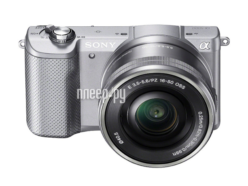  Sony Alpha A5000 Kit 16-50 mm F / 3.5-5.6 E OSS PZ Silver  24941 