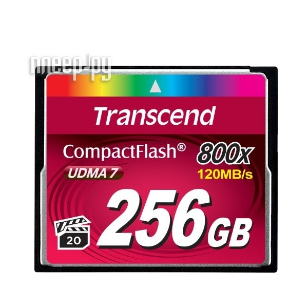   256Gb - Transcend 800x Ultra Speed - Compact Flash