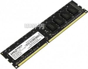 Фото AMD DDR3 DIMM 1600MHz PC3-12800 - 4Gb R534G1601U1S-UO