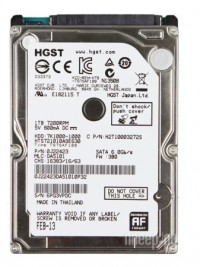 Жесткий диск 1Tb - HGST / Hitachi Travelstar 7K1000 HTS721010A9E630 / HT0J22423