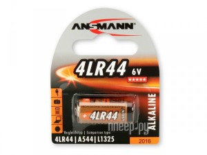 Батарейка Ansmann 4LR44 6V BL1 1510-0009[Перейти в каталог этих товаров]