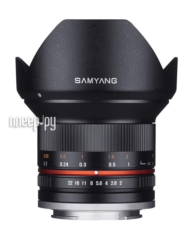  Samyang FujiFilm X MF 12 mm F / 2.0 ED AS NCS CS Black  20586 