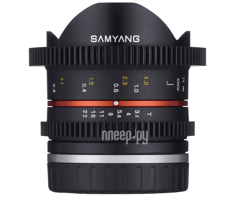  Samyang Sony E NEX MF 8 mm T3.1 Cine UMC Fish-eye II VDSLR  17964 