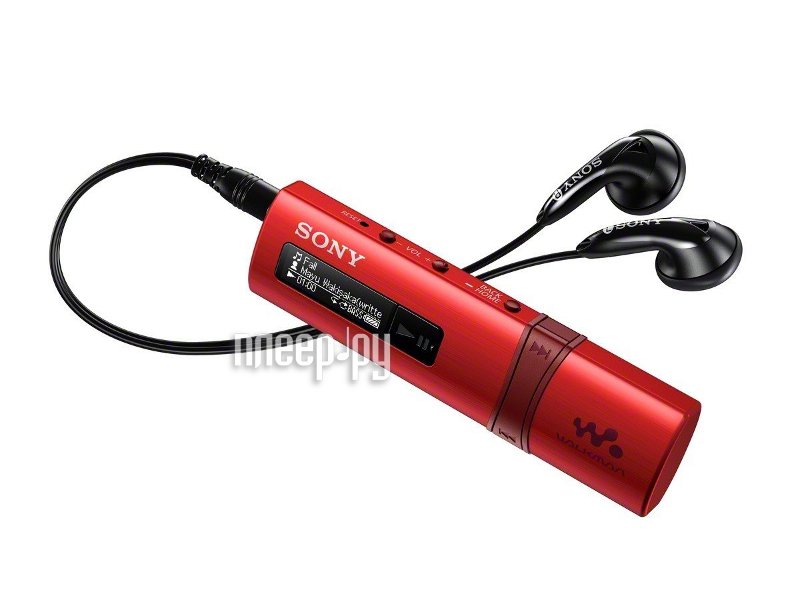 Sony NWZ-B183F Walkman - 4Gb Red 