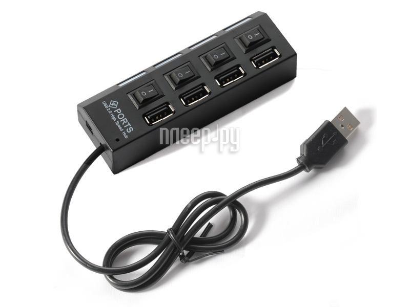 Kromatech 07091b013 USB 4 ports Black  707 