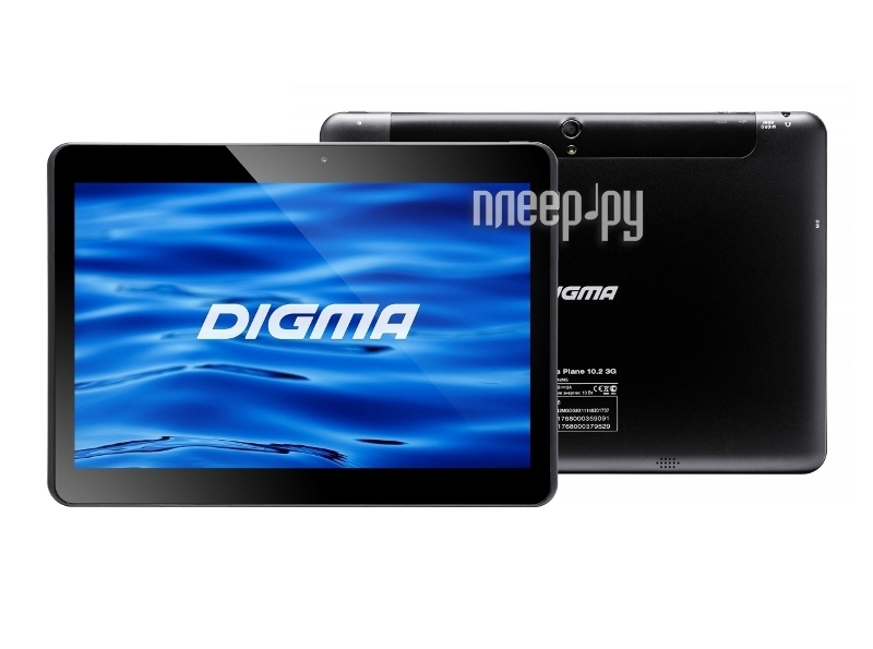  Digma Plane 10.2 3G Dark Green (MediaTek MT8389 1.2 GHz / 1024Mb / 8Gb / Wi-Fi / Bluetooth / Cam / GPS / 10.1 / 1280x800 / Android 4.2) 857538